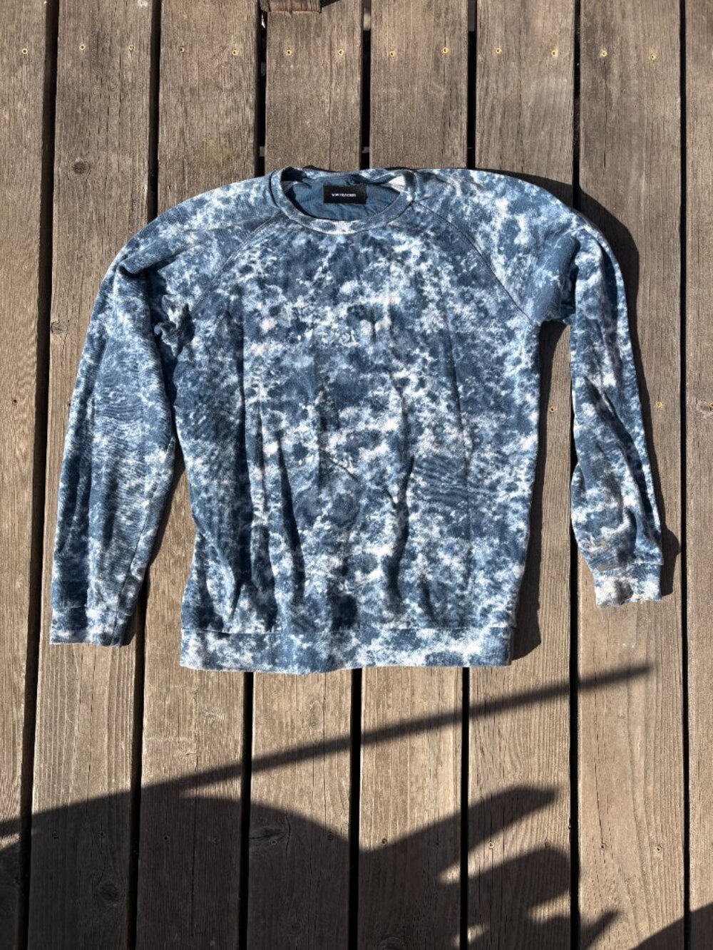 WON HUNDRED rare cloud print “time tye die” sweatshirt